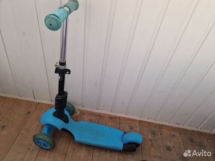 Самокат детский трехколесный бу