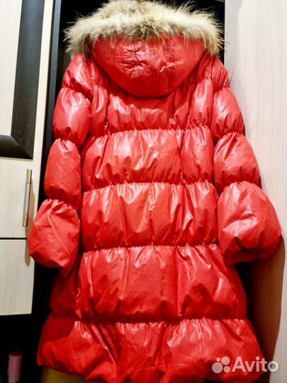 Пуховик женский 48 50 бу длинный