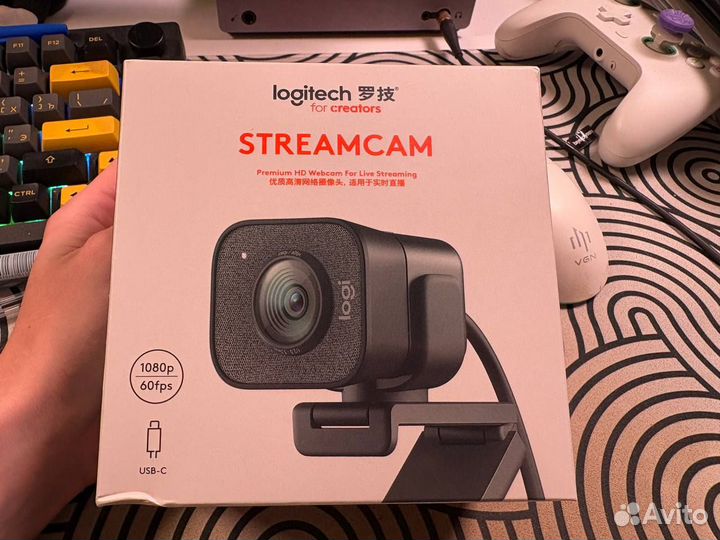 Logitech full hd streamcam black