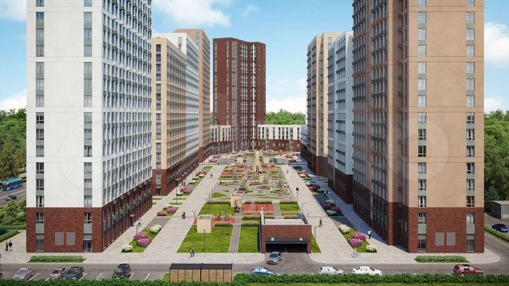 2-к. квартира, 52,9 м², 15/22 эт.