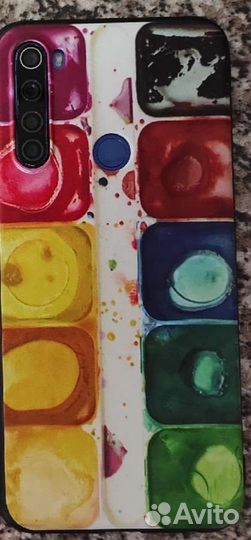 Чехол на Xiaomi redmi note 8 t (краски)