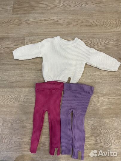 Вещи пакетом на девочку 68-74