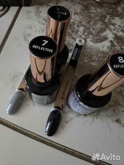 Гель лак светоотражающий