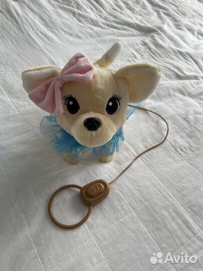 Мягкая собачка в сумочке mini love