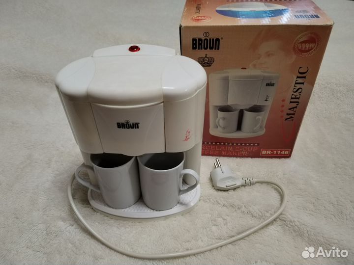 Кофеварка brown majestic br-1146