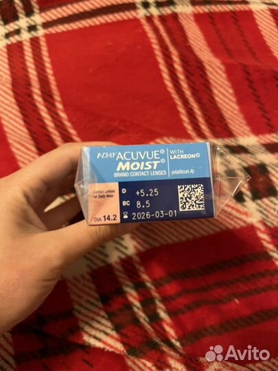 Линзы контактные acuvue