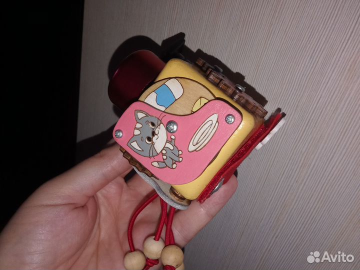 Бизиборд (мини-кубик) дорожный