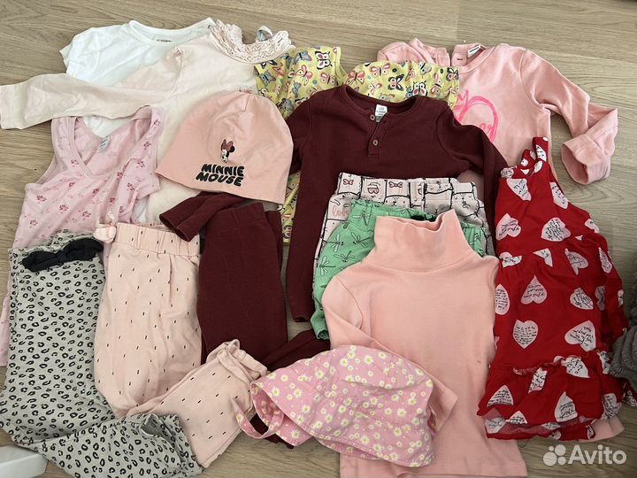 Пакет вещей для девочки 92