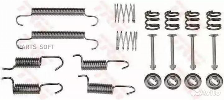 К-т уст стоян торм колодок задн TRW SFK417