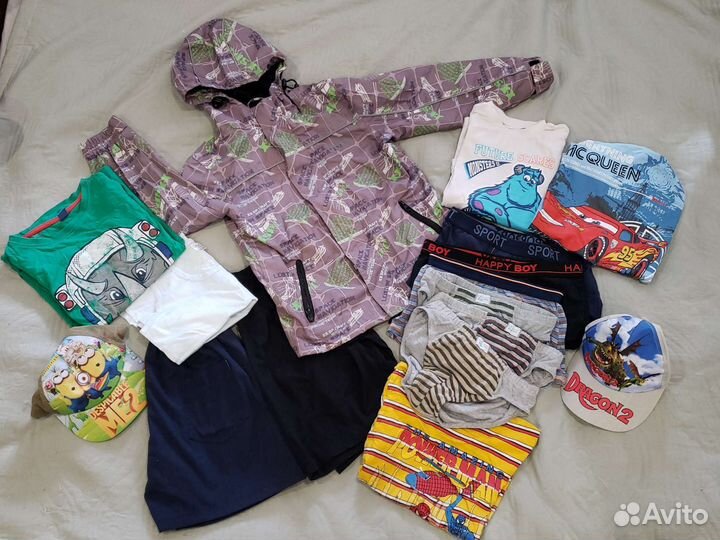 Одежда пакетом для мальчика р. 116 122