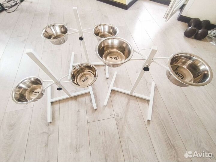 Подставка с мисками для собак Новые