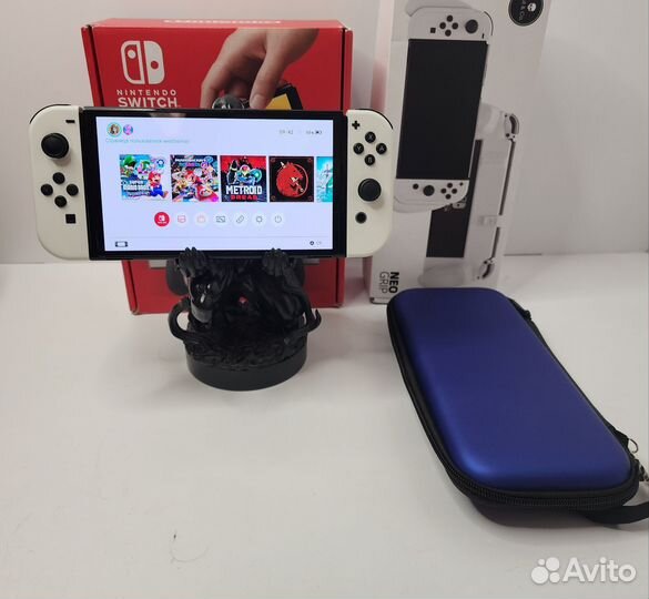 Nintendo switch oled 256gb Чип прошит+ доп сумка