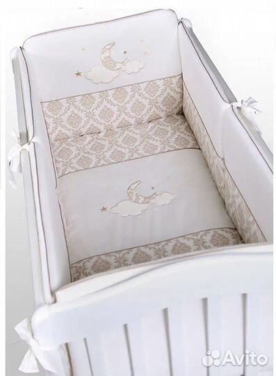 Комплект белья с бортиками для детской кровати