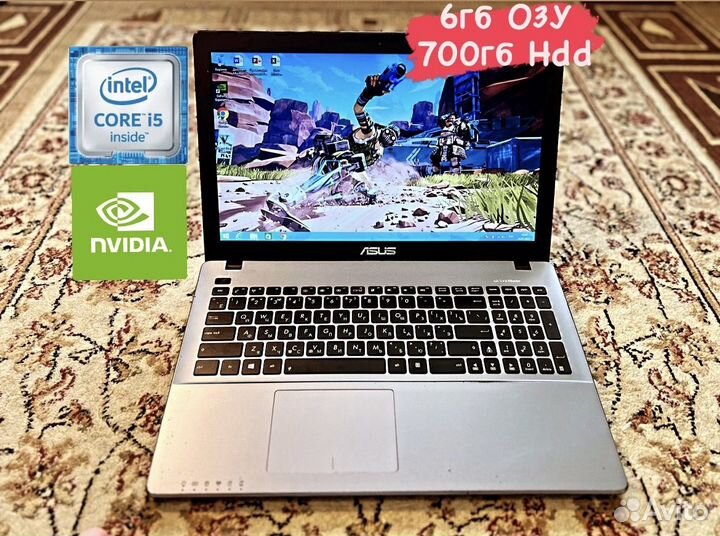 Мошный Ноутбук Asus i5-4210u/GeForce 840m 2гб