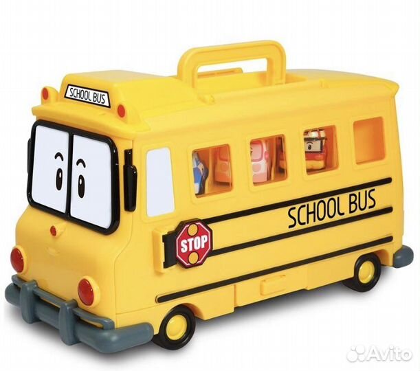 Автобус скулби,кейс для хранения машинок