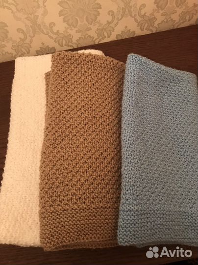 Детский пледик,ручная вязка,75/75 см