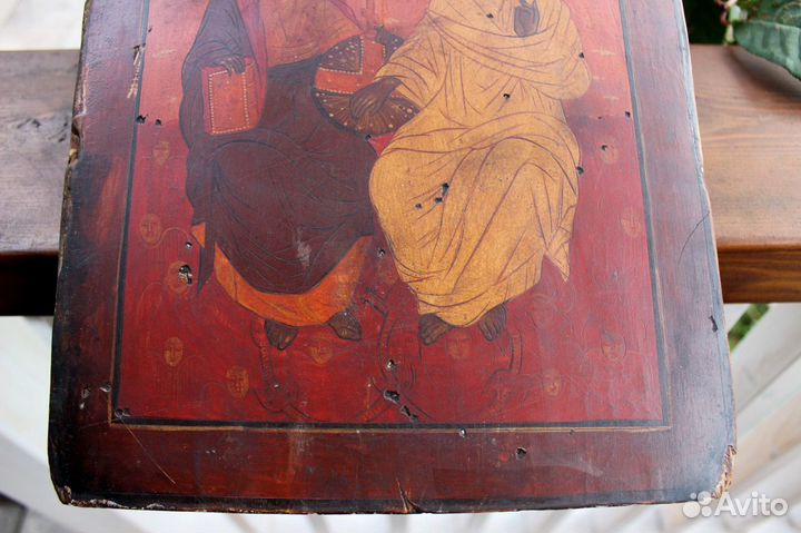 Икона троица Саваоф Отец Сын Святой Дух Север