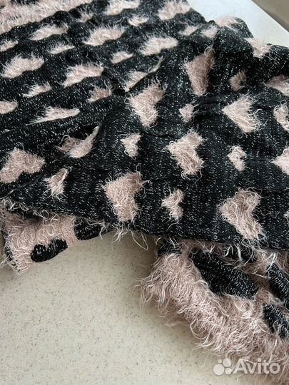 Шарф и шапка с сердечками