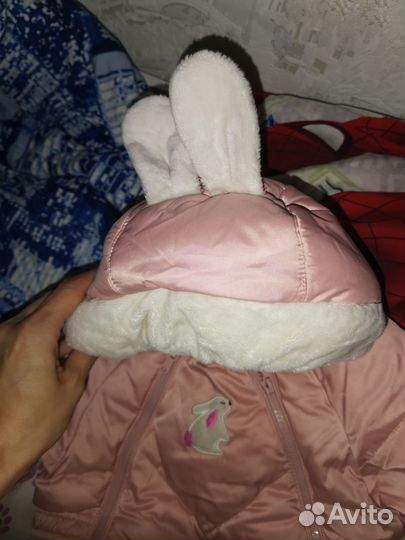 Зимний комбинезон для девочки 86