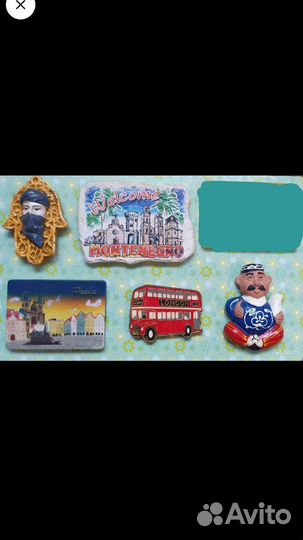 Магниты на холодильник из разных стран