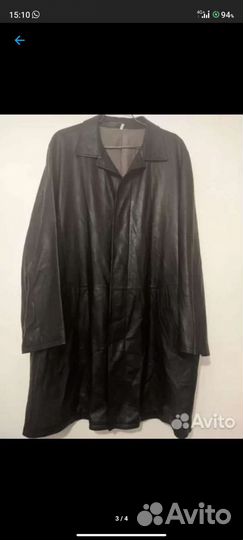 Кожаный плащ