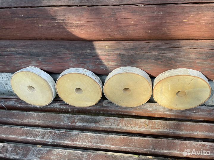 Спилы хвойные и березовые