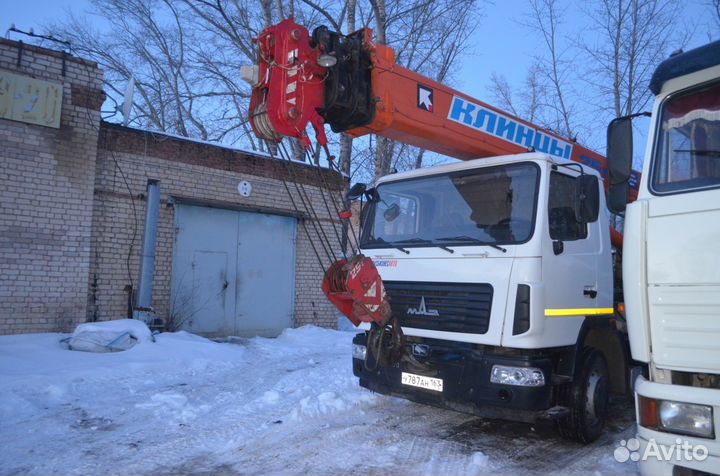 Аренда и услуги автокрана, 25 т, 28 м