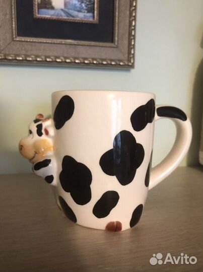 Кружка детская с коровой