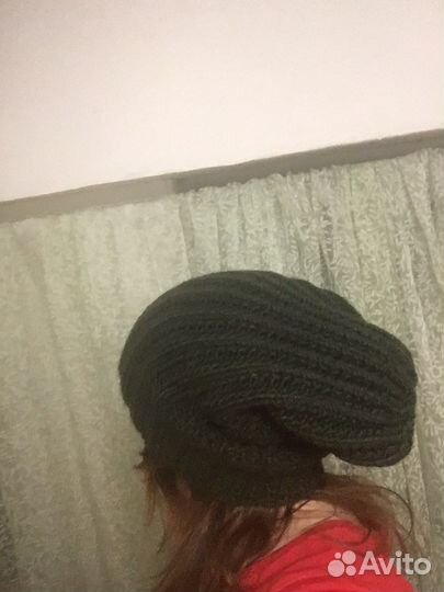 Шапка зеленая