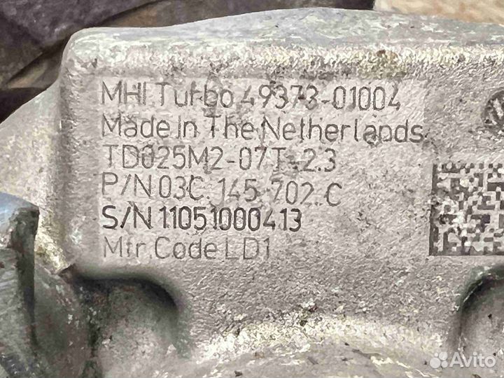 Турбина Volkswagen golf plus (5M 2005-2013) 03C 14