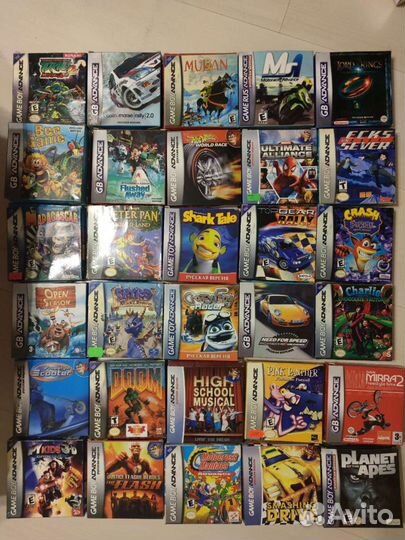 Картриджи game boy advance, обмен