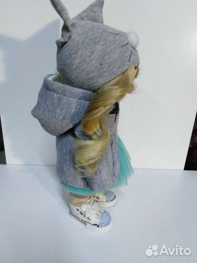 Интерьерная текстильная кукла ручной работы