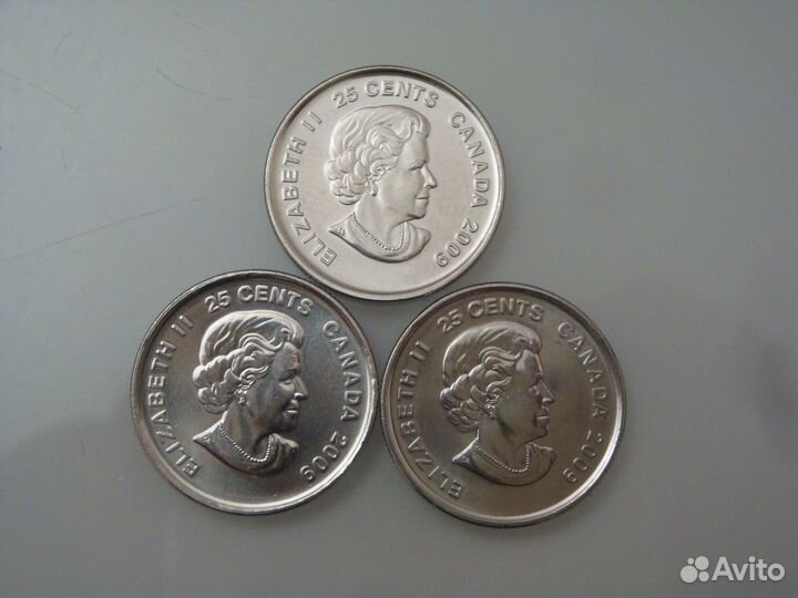 Монеты США, Уганда, Канада