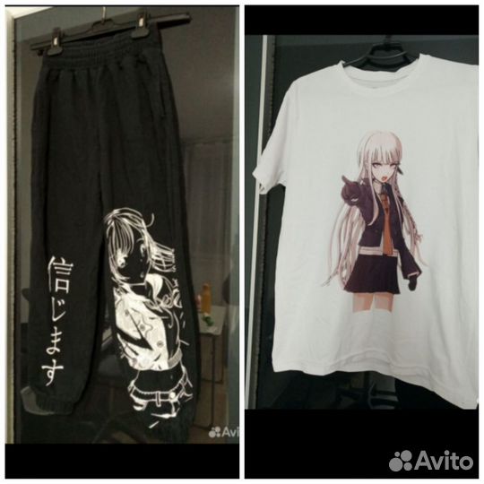 Брюки и футболка аниме 158