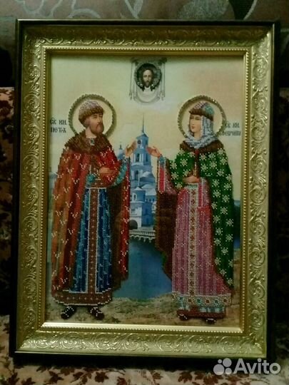 Иконы вышивка бисером на заказ