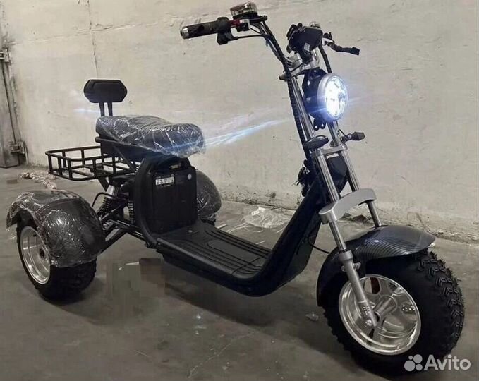 Трицикл элект Citycoco ikingi m12pro Trike