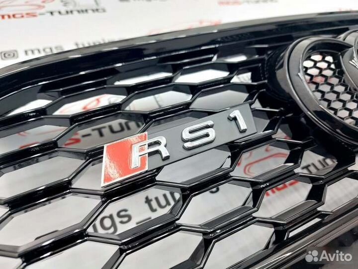Решетка стиль RS1 #1 Audi A1 14-18 Ауди А1 рс1 8X