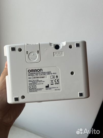 Компрессорный небулайзер ингалятор omron NE 24