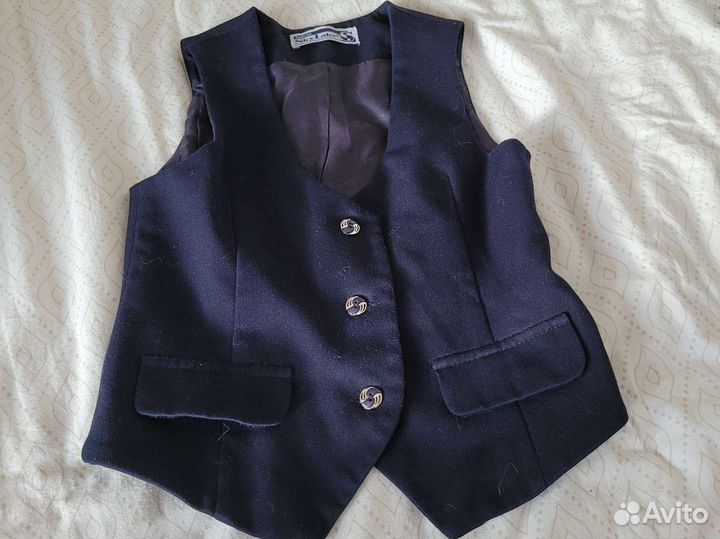 Жилетка для девочки школьная 140