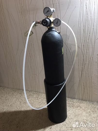 Баллон углекислотный,CO 2/5л.,с редуктором