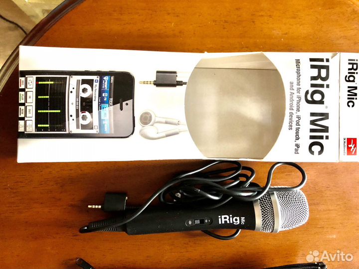 Микрофон студийный профессиональный iRig Mic