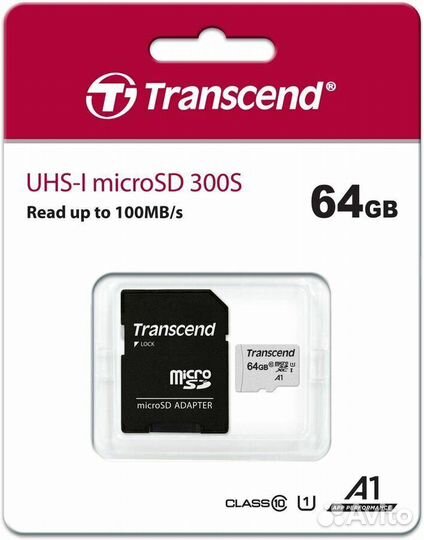 Карта памяти Transcend 64GB