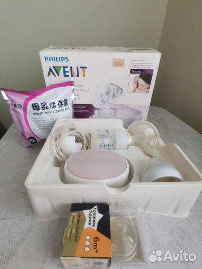 Молокоотсос avent электрический