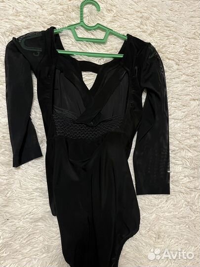 Купальник для танцев черный