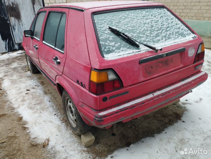 Бампер с усилителем VW Гольф 2 Задний