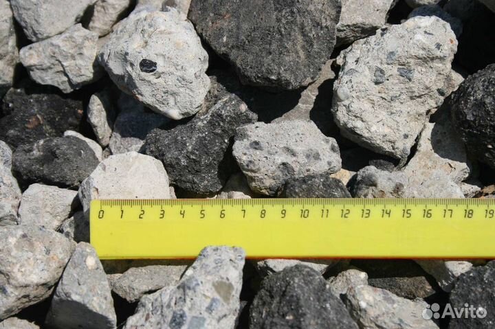 Бой бетона с доставкой за 3 часа вторичный щебень