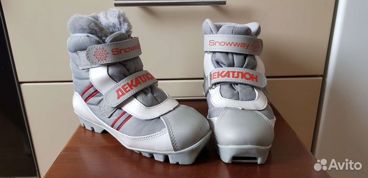 Лыжные ботинки 33-34размер