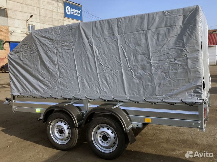 Прицеп 2-х осный 3,5 х 1,5 R16 на подрамнике