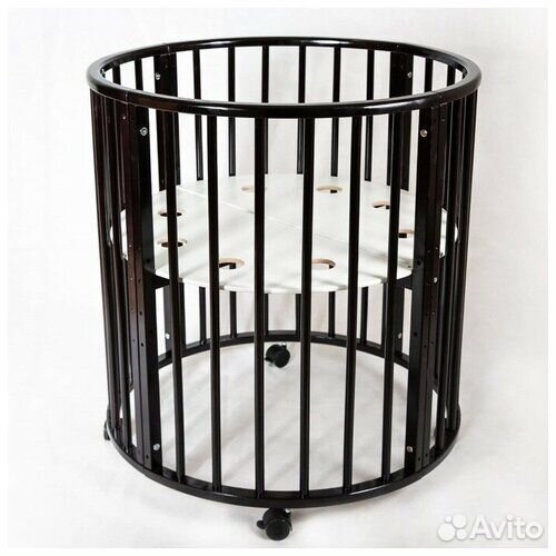 Кроватка трансформер детская с маятником