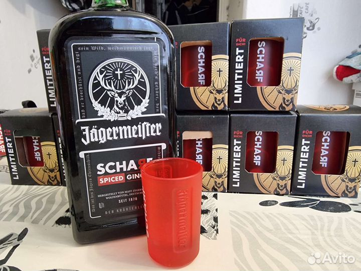 Шоты стопки Jagetmeister scharf